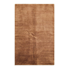 5x8 Mocha, , Color Hand Loomed  Wool Modern & Contemporary Oriental Rug