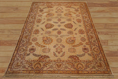 9x12 Beige, Celadon, Blush Color Hand Knotted Oushak New Zealand Wool Traditional Oriental Rug