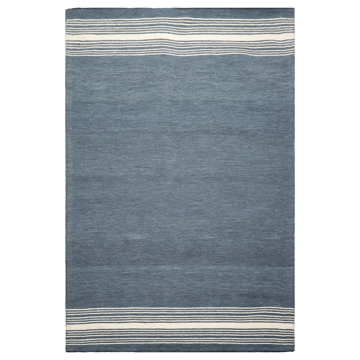 Multi Size Gray Ivory Color Hand Tufted Geometric Wool Modern Oriental Rug