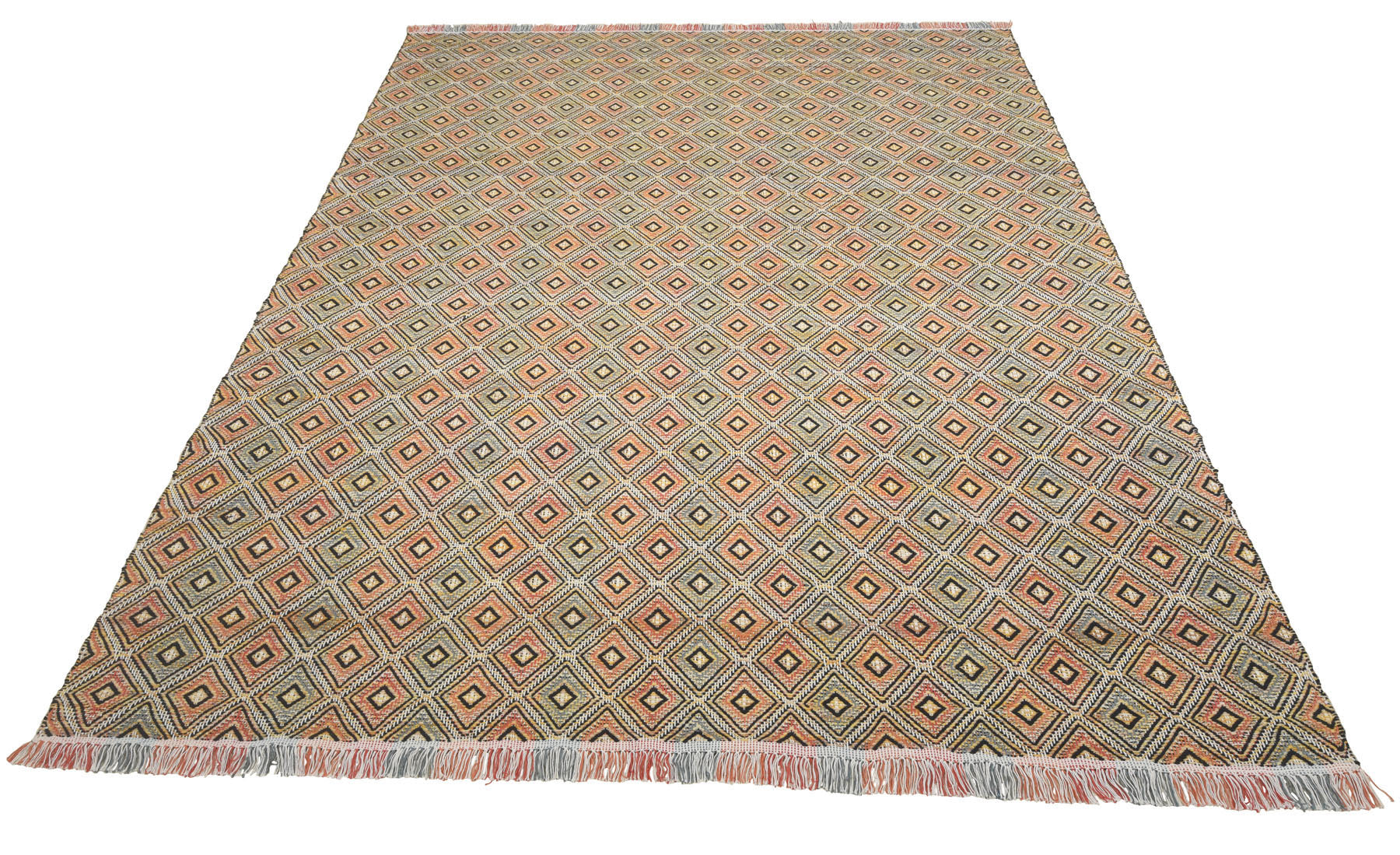Multi Size Light gold Black Ivory Color Hand Woven  Wool Modern & Contemporary Oriental Rug