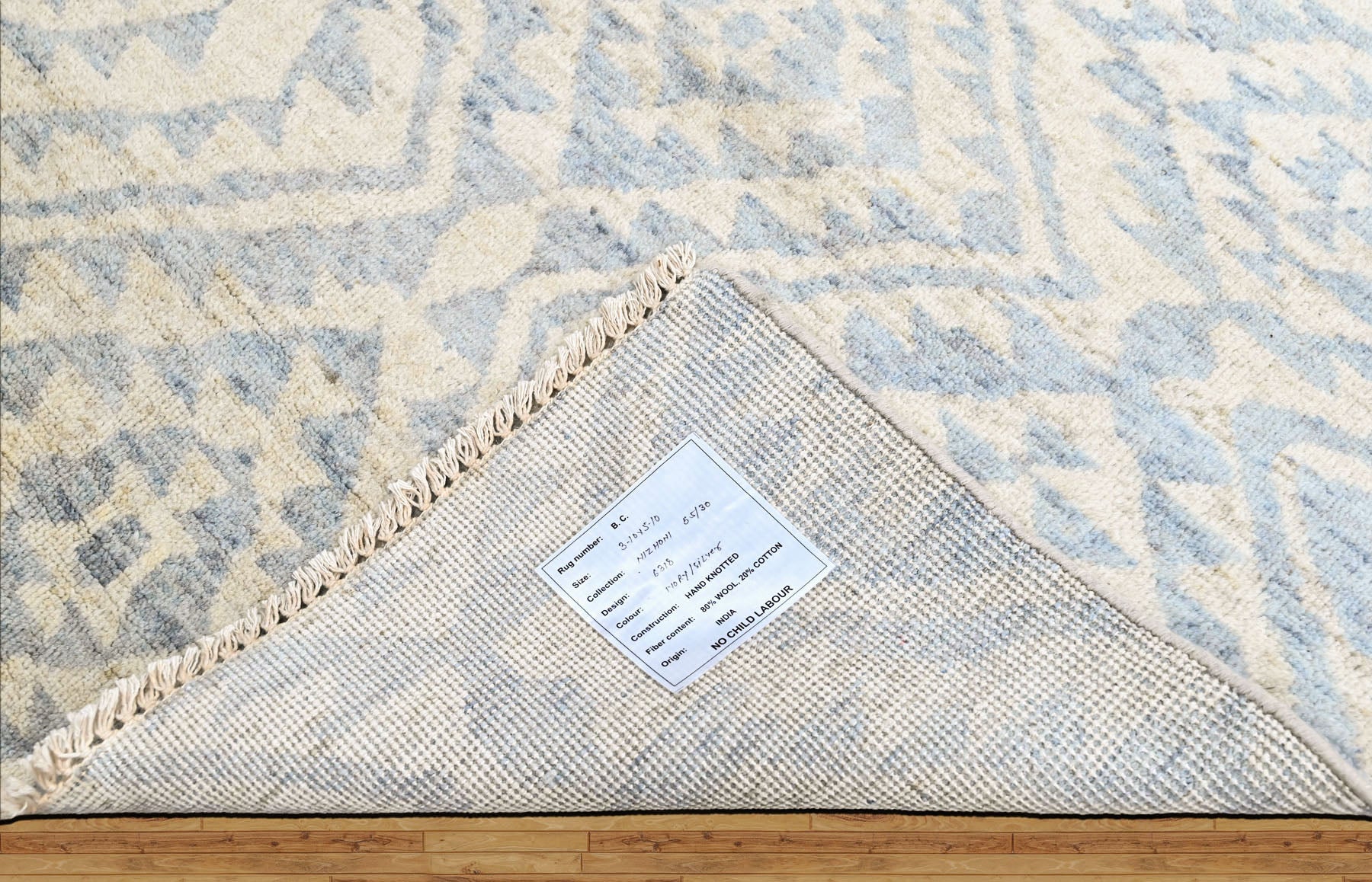 Gray Multi Size Oushak Southwestern Hand Knotted Wool Oriental Area Rug