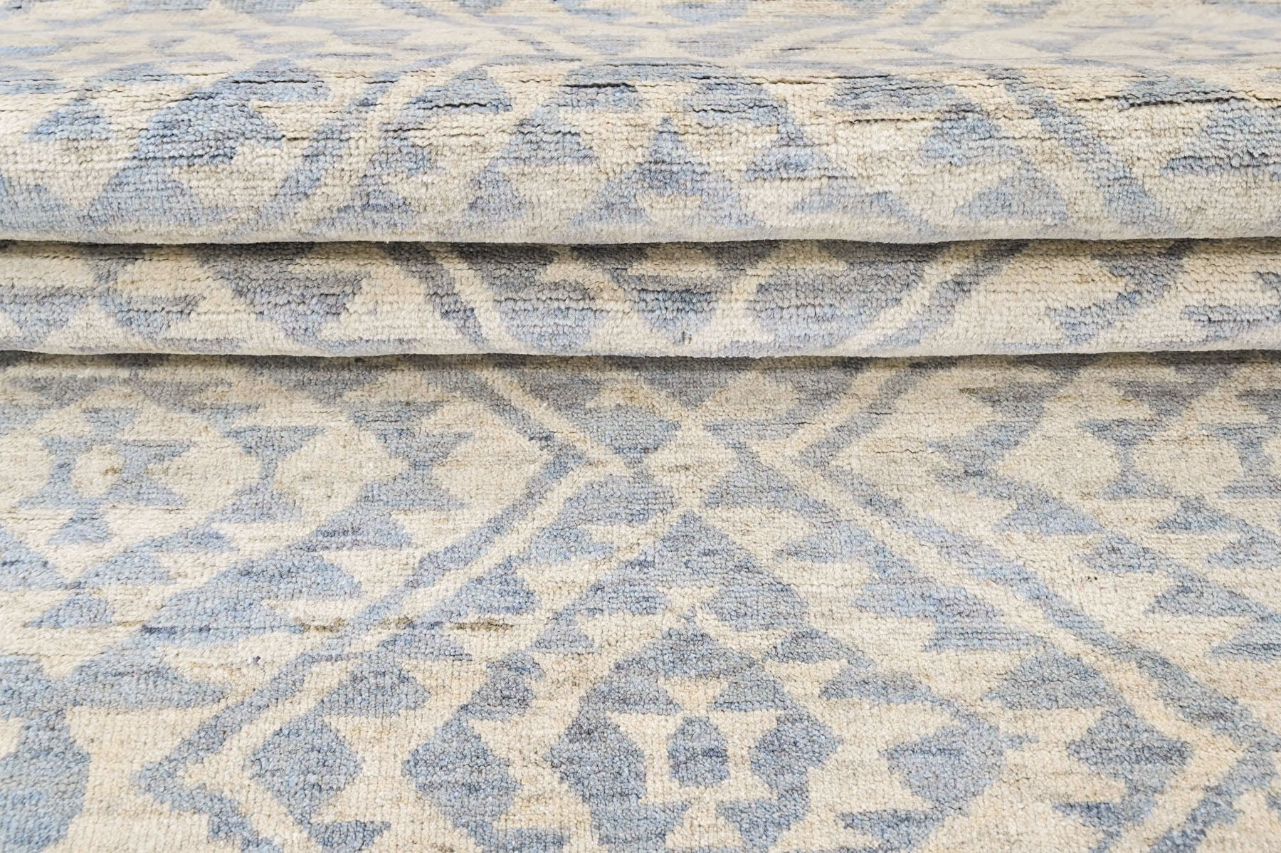 Gray Multi Size Oushak Southwestern Hand Knotted Wool Oriental Area Rug