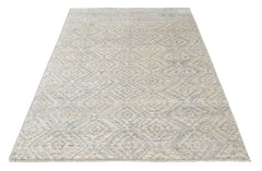 Gray Multi Size Oushak Southwestern Hand Knotted Wool Oriental Area Rug