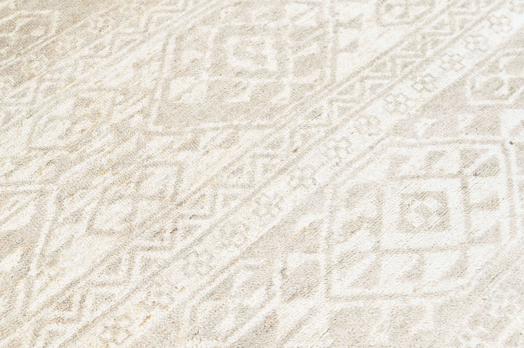 Tone on Tone Gray Multi Size Oushak Southwestern Hand Knotted Wool Oriental Area Rug