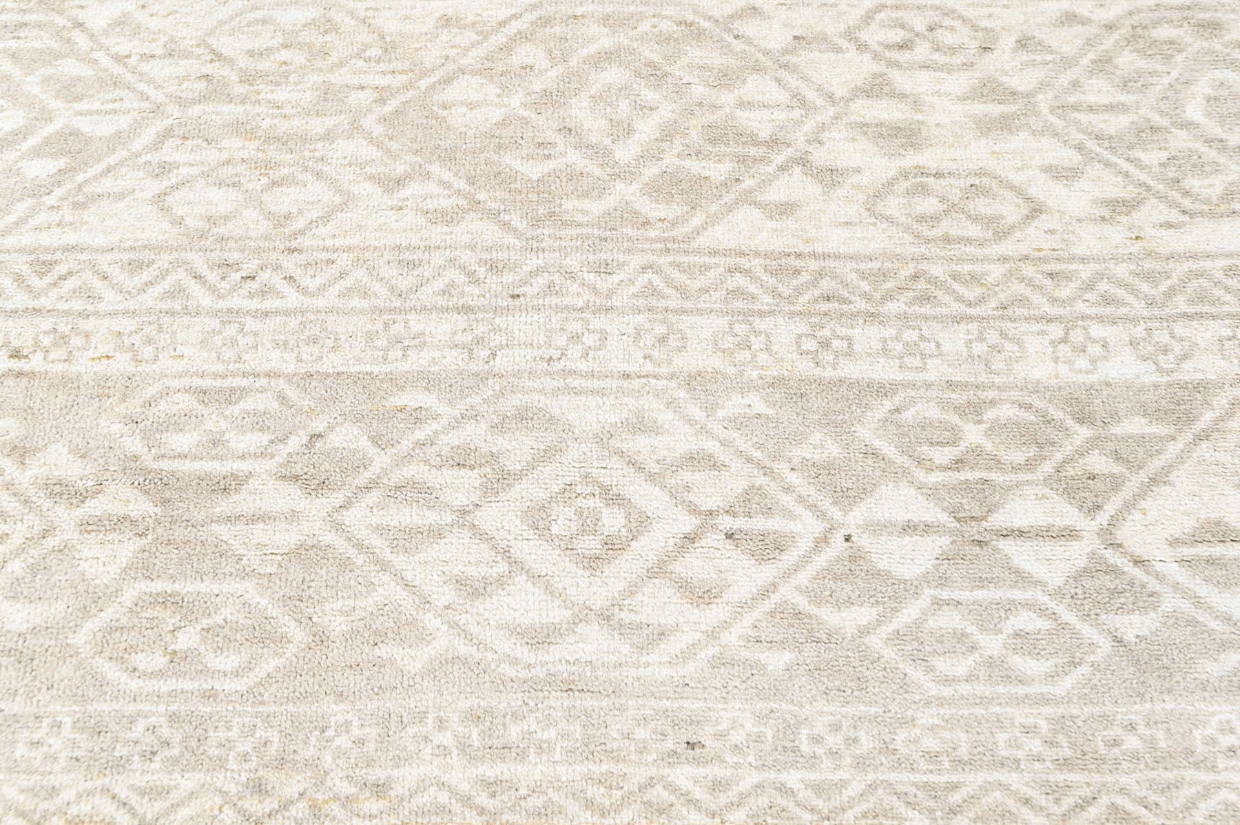 Tone on Tone Gray Multi Size Oushak Southwestern Hand Knotted Wool Oriental Area Rug