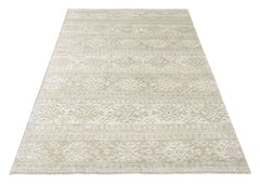 Tone on Tone Gray Multi Size Oushak Southwestern Hand Knotted Wool Oriental Area Rug