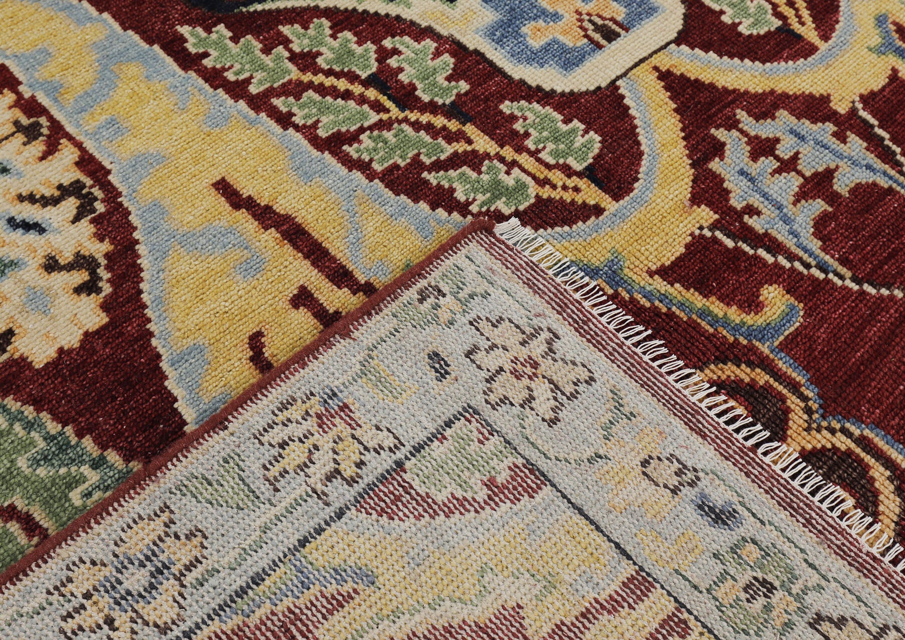 Wine Mint 9x12 Oushak Arts & Crafts Hand Knotted Wool Oriental Area Rug
