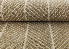 Multi Size Tan Beige Color Hand Hooked Leaf Jute loop Contemporary Oriental Rug