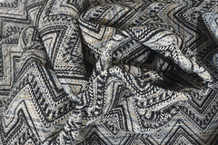 Multi Size Black Slate Gray Ivory Color Hand Woven  Wool Modern & Contemporary Oriental Rug