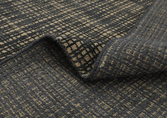 8x10 Tan, Black, Color Hand Loomed  Wool & Jute Modern & Contemporary Oriental Rug