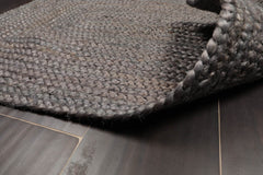 2x3 Multi, , Color Hand Braided Geometric Jute||Natural Fiber Natural Fibers Oriental Rug