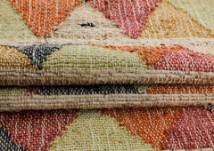 Multi Size Beige coral Gold Color Hand Woven Kilim Jute Southwestern Oriental Rug
