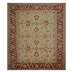 8'10" x 11'10" Hand Knotted Peshawar Stone wash Vegetable dyes Area Rug Camel