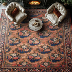 8'9" x 11'4" Hand Knotted 100% Wool Bidjar Traditional Oriental Area Rug Rust