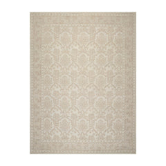 9x12 Gray, Taupe, Color Hand Knotted Afghan Oushak 100% Wool Traditional-Persian/Oriental Oriental Rug