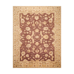 9x12 Brown, Beige, Tan Color Hand Knotted All-Over 100% Wool Traditional-Persian/Oriental Oriental Rug