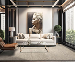 10x14 Gray, Beige, Slate Color Hand Knotted All-Over 100% Wool Transitional Oriental Rug