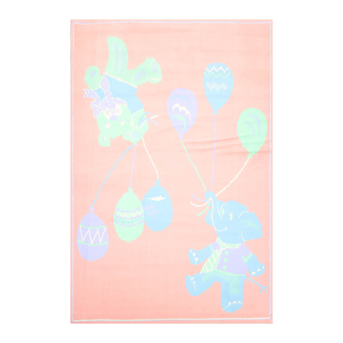 5x7 Coral, Green, Turquoise Color Machine Made All-Over 100% Wool Traditional Oriental Rug