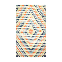 9x12 Multicolor, Lime, Orange Color Machine Made Geometric polypropylene||Wool Indoor Outdoor Oriental Rug