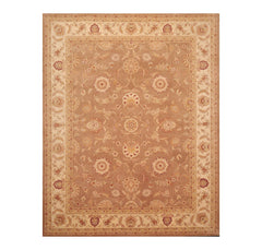 8x10 Brown, Beige, Burgundy Color Hand Tufted All-Over 100% Wool Traditional Oriental Rug