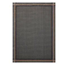8x10 Black, Gray, Brown Color Machine Made All-Over 100% Wool Modern Oriental Rug