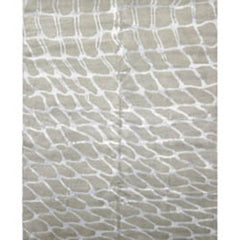 8x10 Tone on Tone Gray, , Color Hand Knotted All-Over 100% Wool Modern Oriental Rug