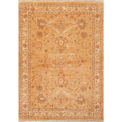 3x5 Caramel, Beige, Taupe Color Hand Knotted All-Over 100% Wool Traditional Oriental Rug