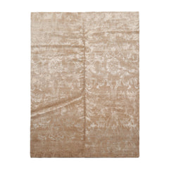 5x7 Beige, Camel, Gray Color Hand Knotted All-Over 100% Wool Traditional Oriental Rug