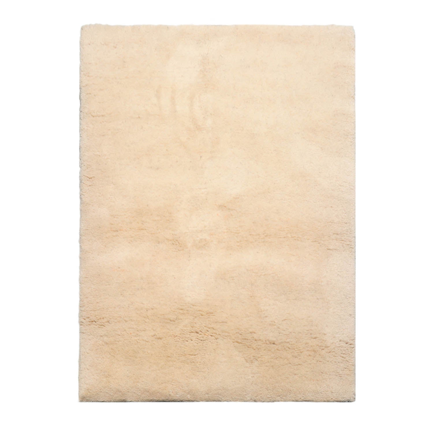 2x3 Ivory, , Color Hand Knotted All-Over 100% Wool Modern Oriental Rug