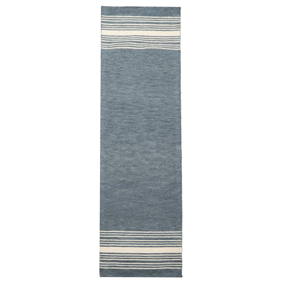 Multi Size Gray Ivory Color Hand Tufted Geometric Wool Modern Oriental Rug