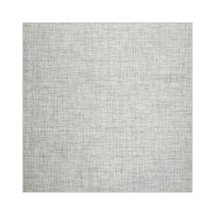 Square Slate Blue Off White Color Hand Woven Textured 80%Wool & 20%Nylon Contemporary Oriental Rug