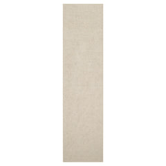 Runner Ivory Color Hand Tufted Textured New Zealand Wool Contemporary Oriental Rug