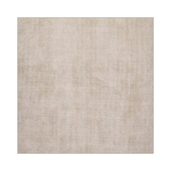 Square Taupe Color Hand Tufted Textured New Zealand Wool Contemporary Oriental Rug