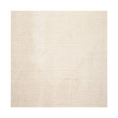 Square Beige Ivory Color Hand Tufted Textured New Zealand Wool Contemporary Oriental Rug