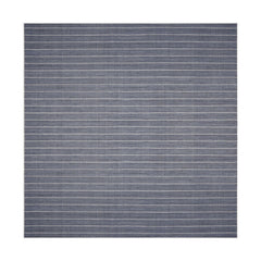 Chandra Hand-Woven Navy New Zealand Wool Herringbone Flatweave Rug in Multi Sizes by LoomBloom