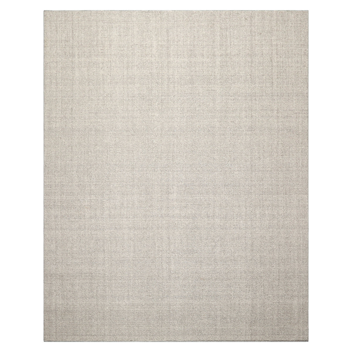 4x6 Ivory Gray Color Hand Tufted Textured New Zealand Wool Modern Oriental Rug