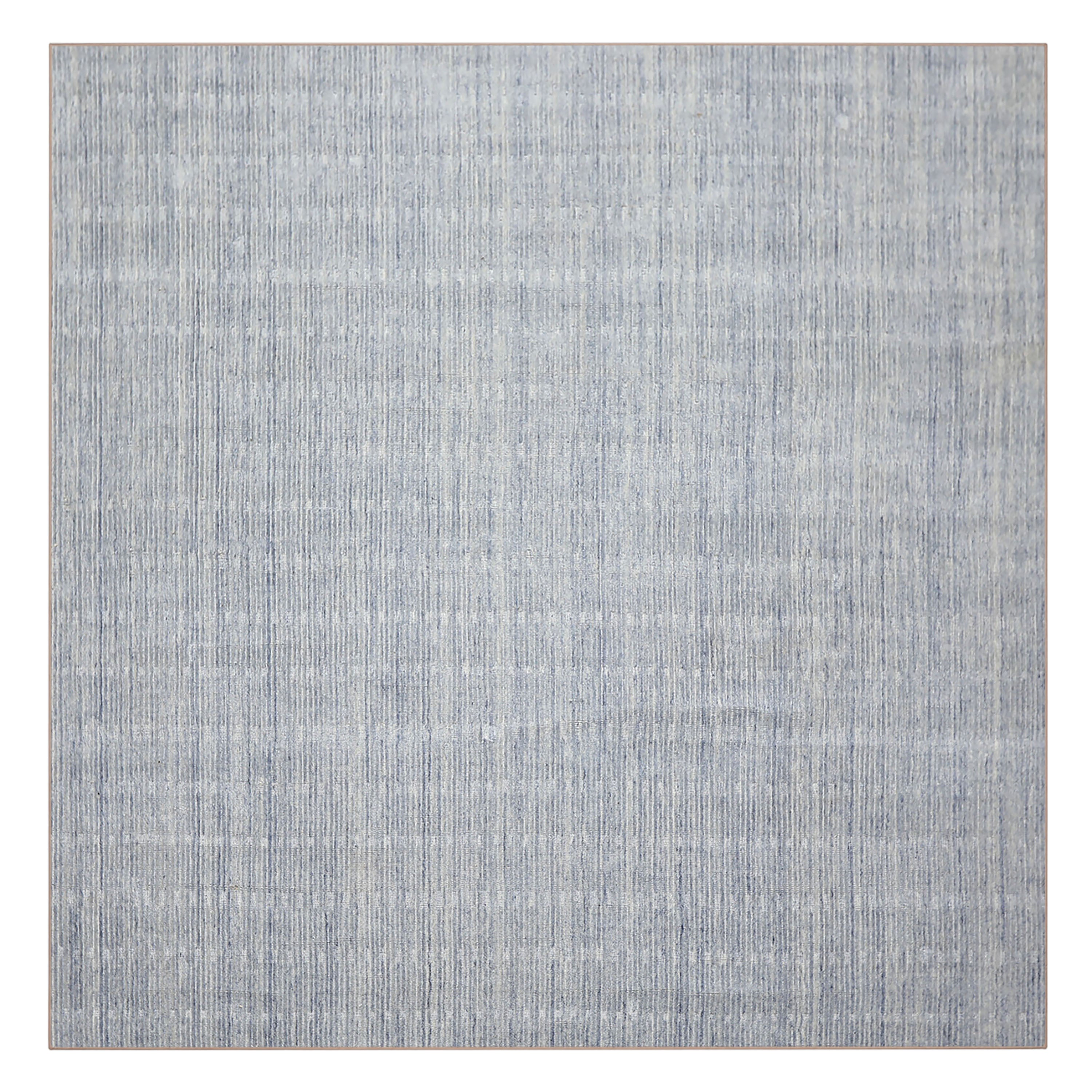 Multi Size Slate Blue Color Hand Loomed  Wool Contemporary Oriental Rug