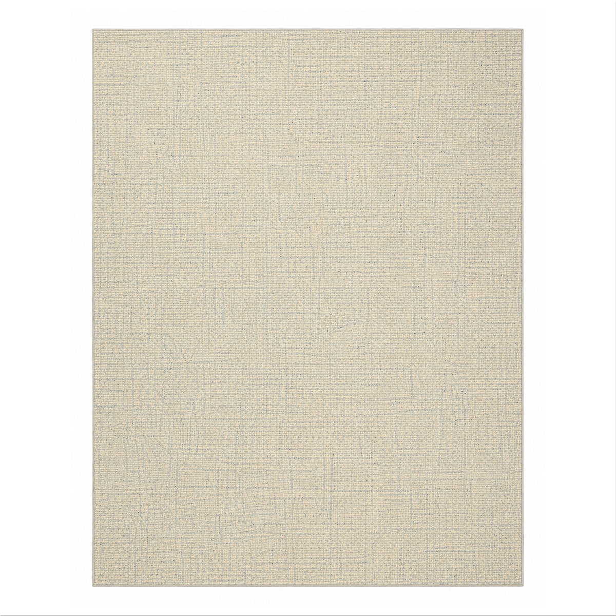Multi Size Ivory Blue Slate Color Hand Loomed Berber Wool Contemporary Oriental Rug