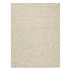 Multi Size Ivory Blue Slate Color Hand Loomed Berber Wool Contemporary Oriental Rug