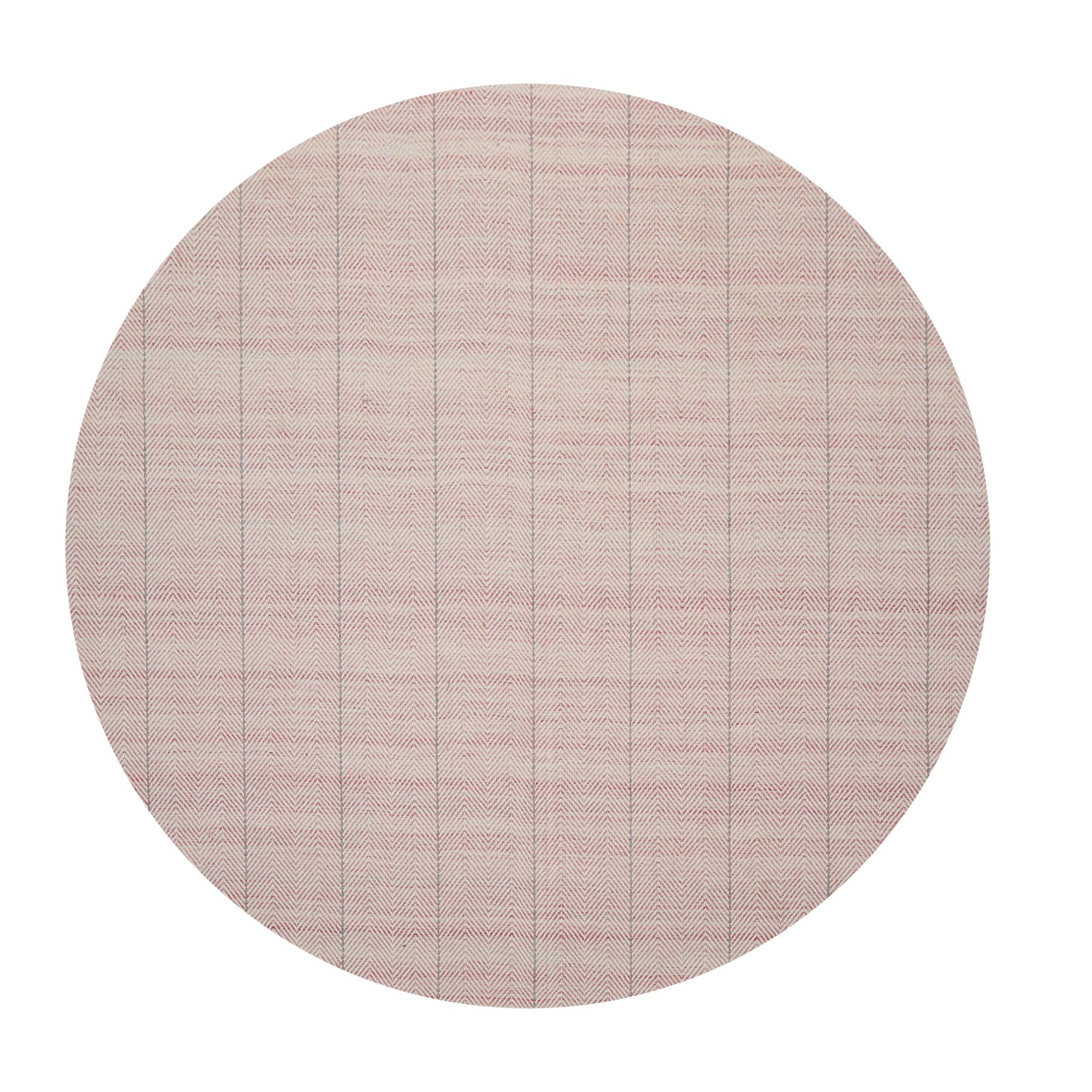 Multi Size Blush Ivory Gray Color Hand Loomed Flatweave Wool Modern Oriental Rug