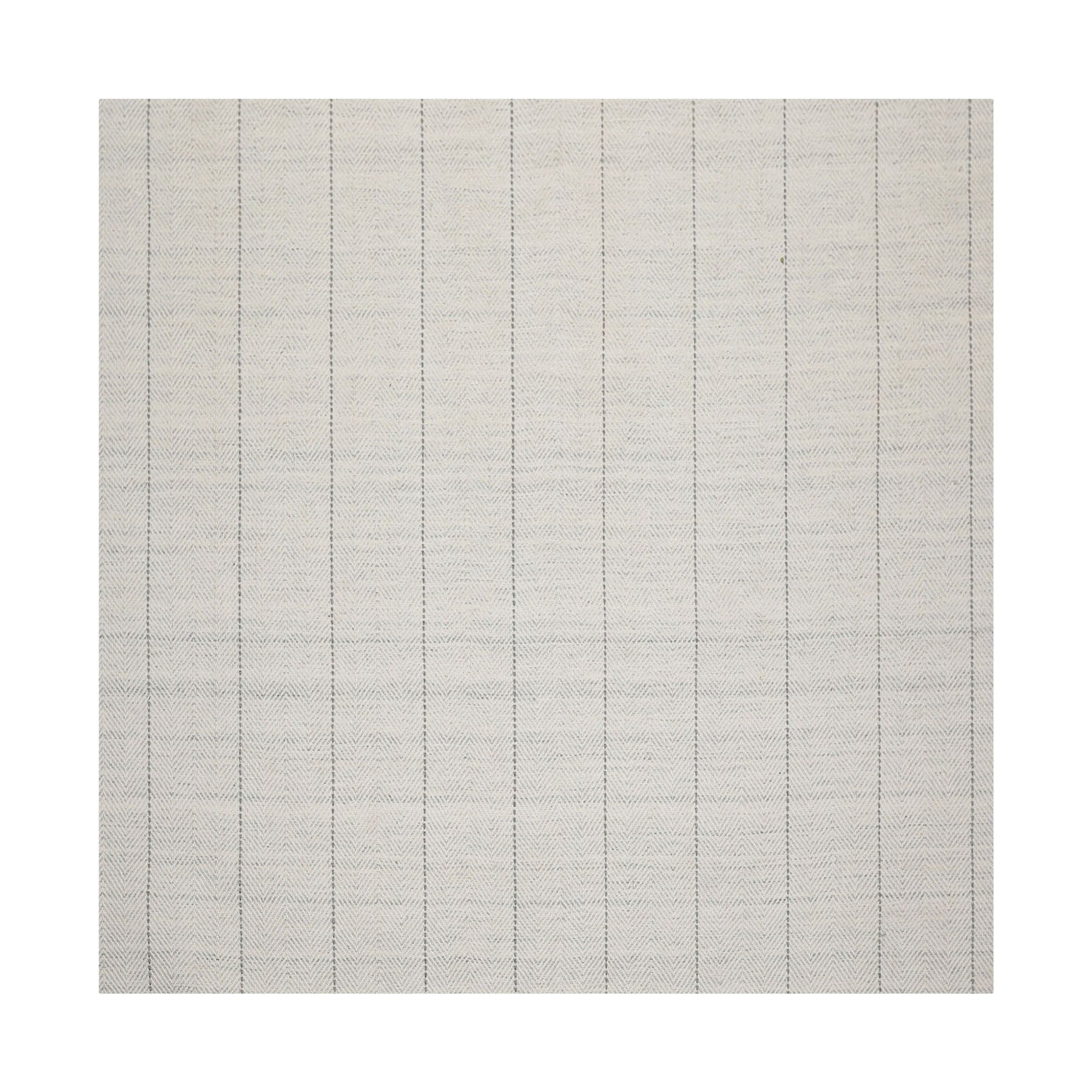 Multi Size Ivory  Gray Color Hand Loomed Flatweave Wool Modern Oriental Rug