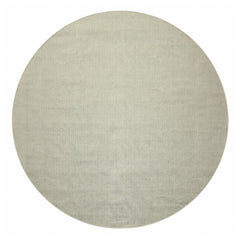 Multi Size Celadon Gray Color Hand Loomed Berber Wool Contemporary Oriental Rug