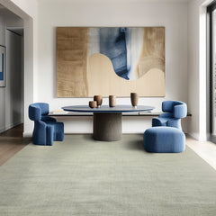 Celadon Gray Multi Size Rug Berber Contemporary Handmade Hand Loomed Wool Oriental Area Rug
