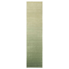 Multi Size Mint Ombre Color Hand Loomed Ombre Wool Modern & Contemporary Oriental Rug