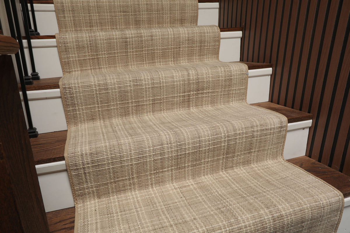 Handmade Wool Hallway Runner Rug – Custom Length Stair Rug, 31-Inch Wide, Up to 40 Feet Long