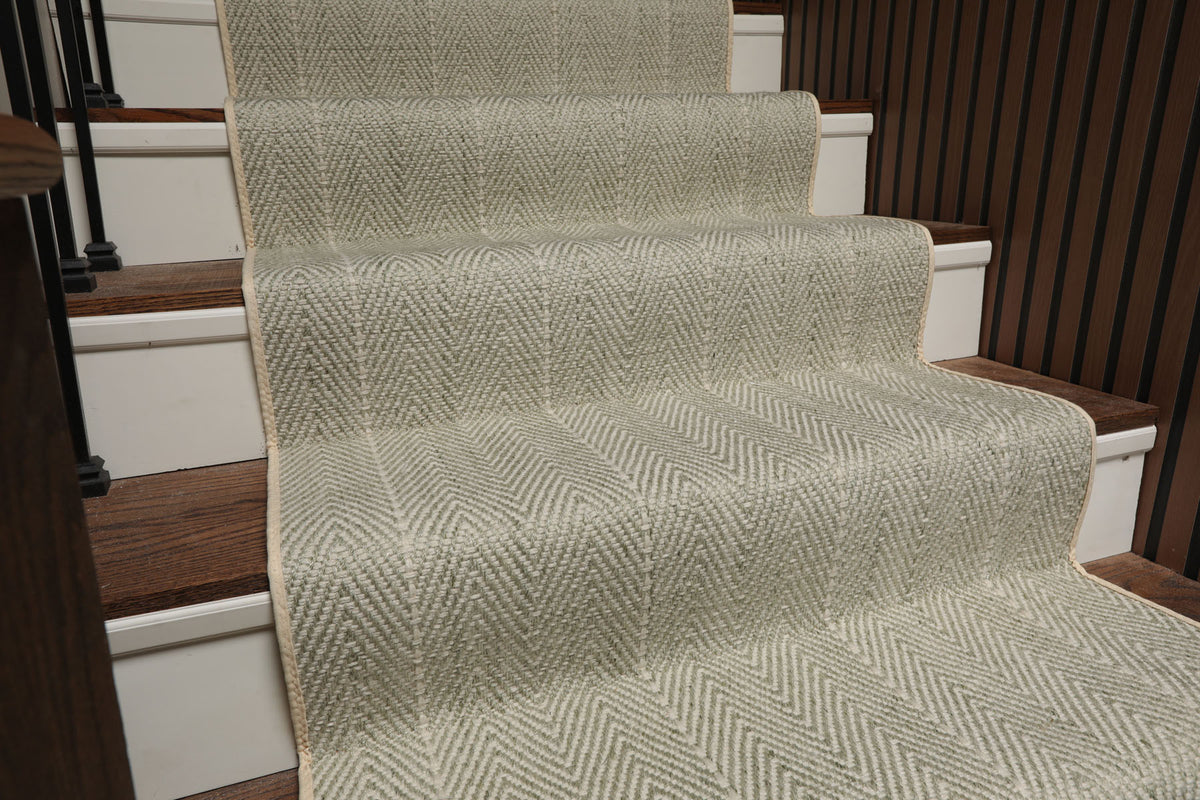 Handmade Wool Hallway Runner Rug – Custom Length Stair Rug, 31-Inch Wide, Up to 40 Feet Long