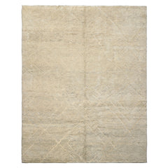 8x10 Beige, Gray, Color Hand Knotted Moroccan Wool Modern & Contemporary Oriental Rug