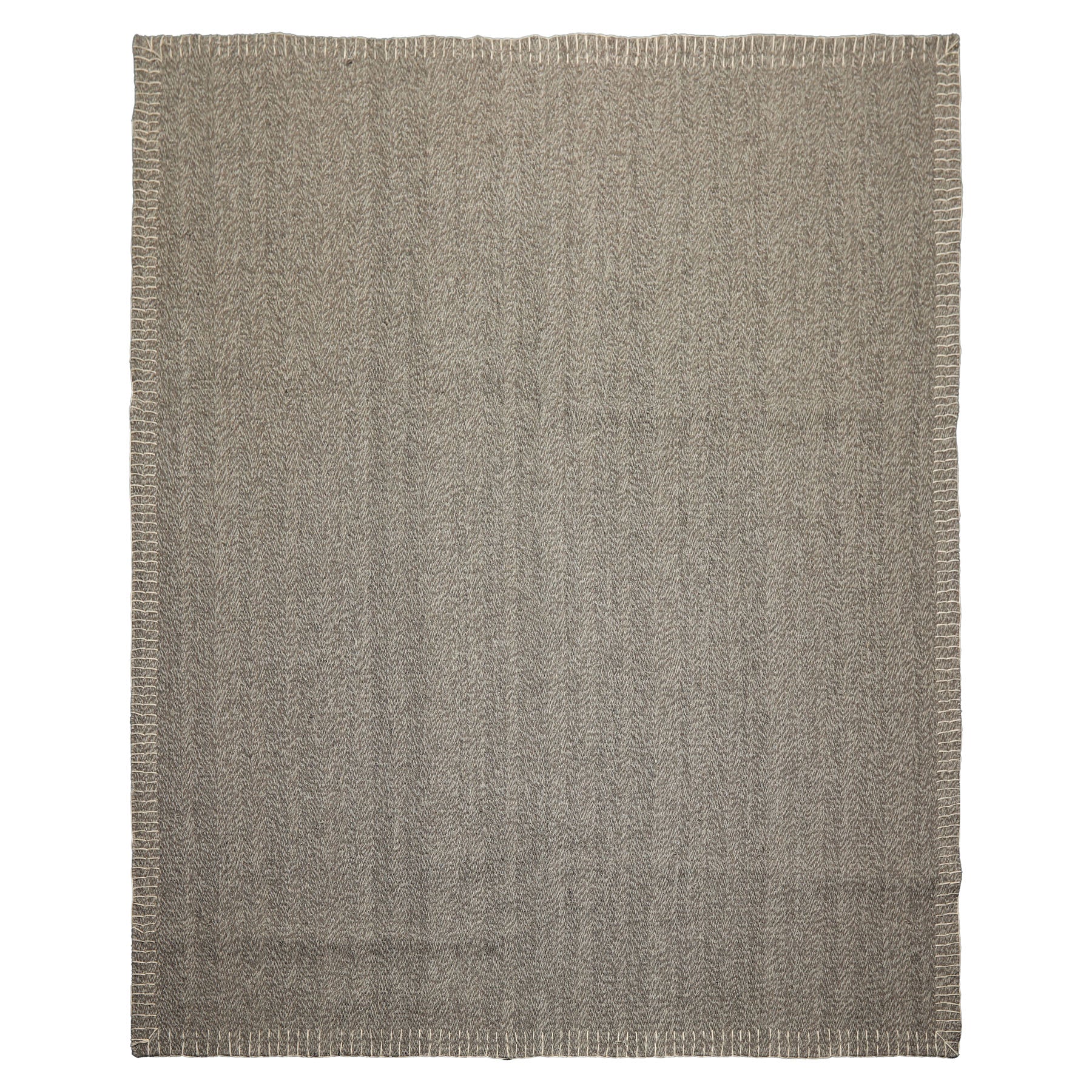 8x10 Taupe, Gray, Color Hand Woven Flatweave Wool Modern & Contemporary Oriental Rug
