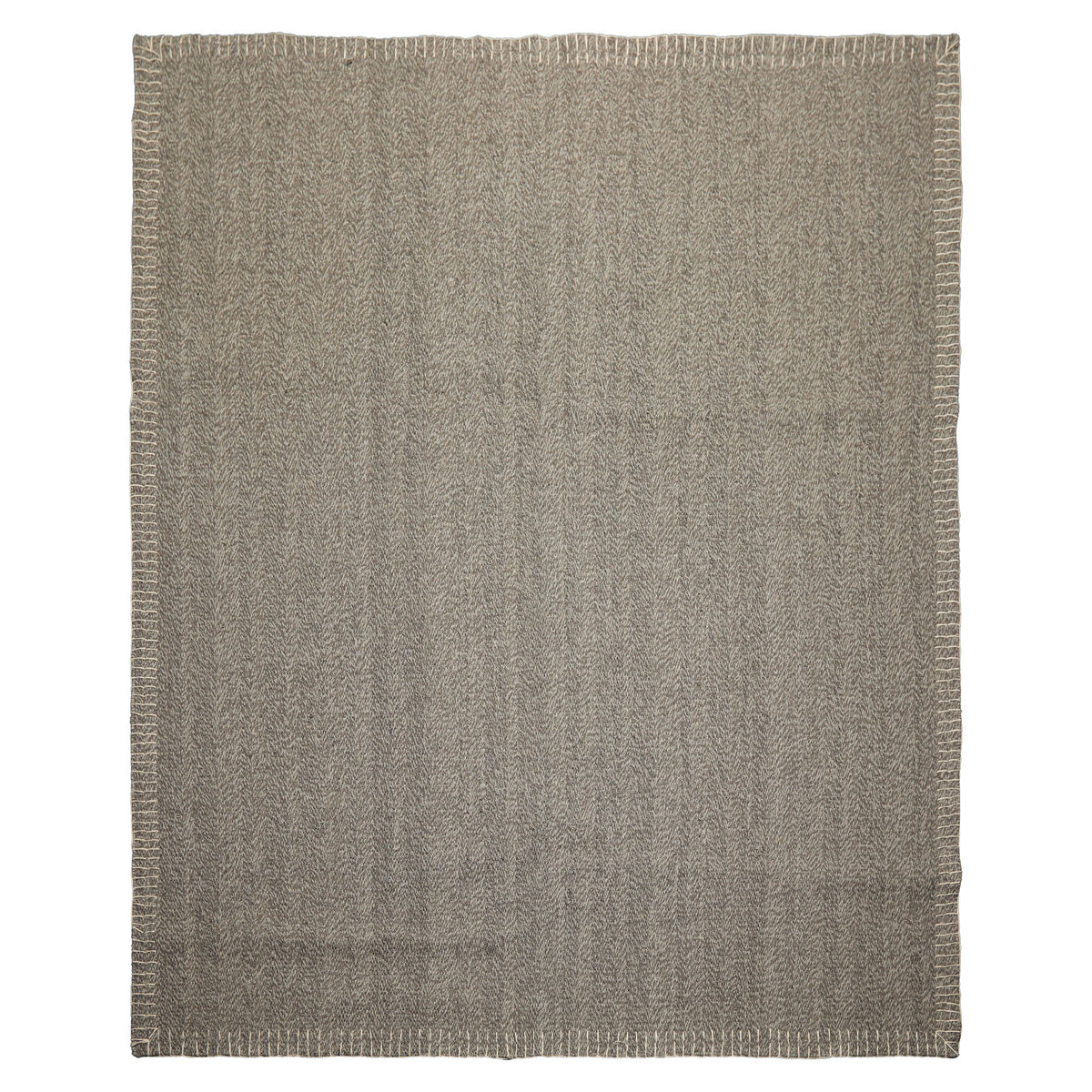 8x10 Taupe, Gray, Color Hand Woven Flatweave Wool Modern & Contemporary Oriental Rug