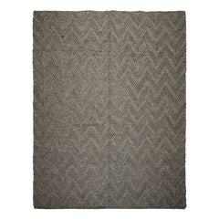 9x12 Tone on Tone Graphite, , Color Hand Knotted Tibetan Wool Modern & Contemporary Oriental Rug
